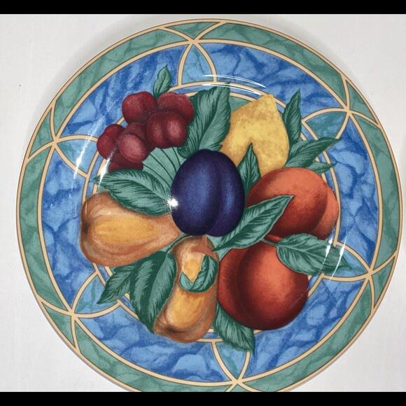 Victoria & Beale Casual Forbidden Fruit LUNCHEON SALAD PLATES 9024 Set of 4 - Picture 2 of 9